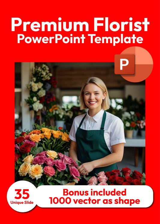 Premium Florist PowerPoint Template