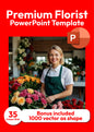 Premium Florist PowerPoint Template